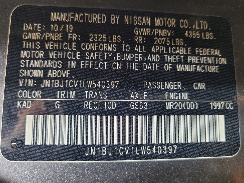 2020 Nissan Rogue Sport in Maple Heights, OH 44137 - 18095299 33