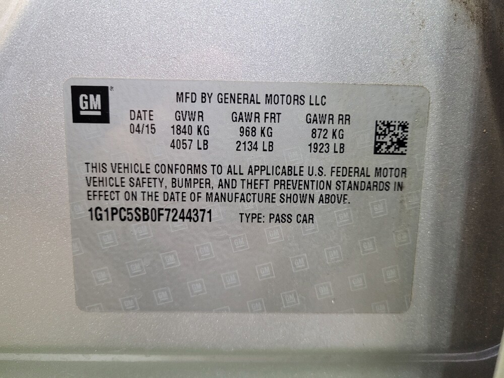 2015 Chevrolet Cruze in Toledo, OH 43617 - 18095305 33