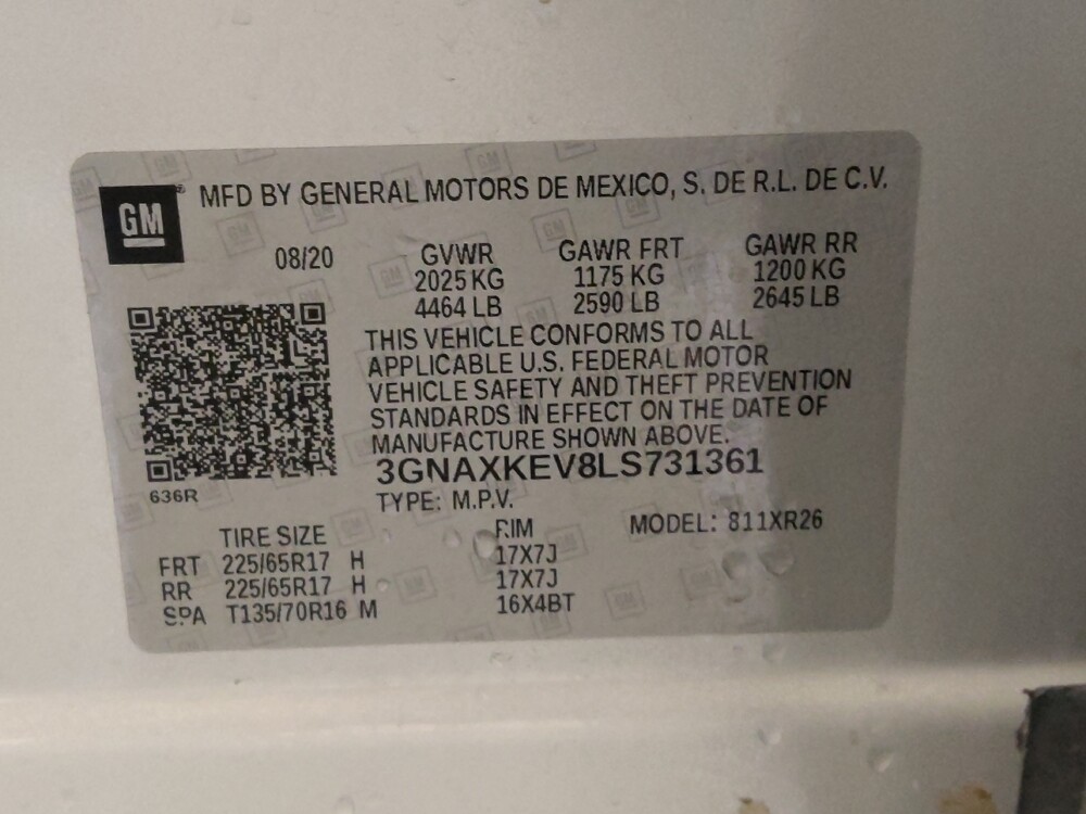 2020 Chevrolet Equinox in Albuquerque, NM 87123 - 18095319 33