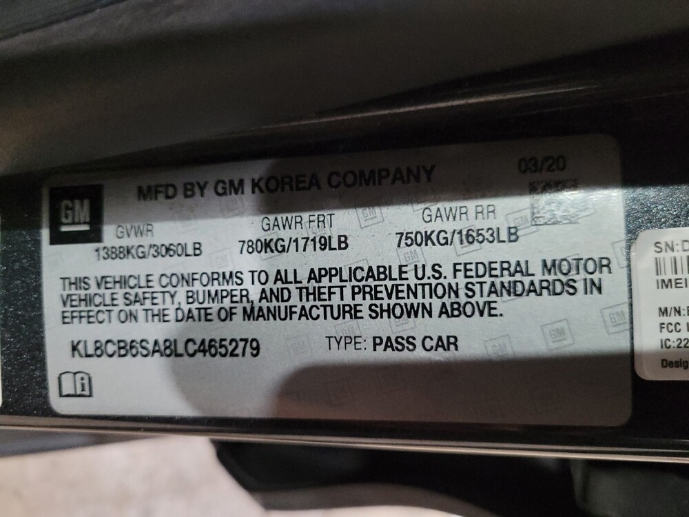 2020 Chevrolet Spark in Pittsburgh, PA 15237 - 18095333 33