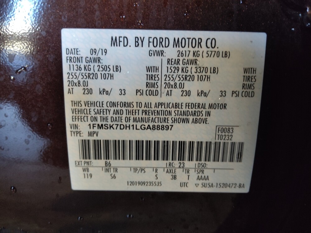 2020 Ford Explorer in Kissimmee, FL 34744 - 18095338 33