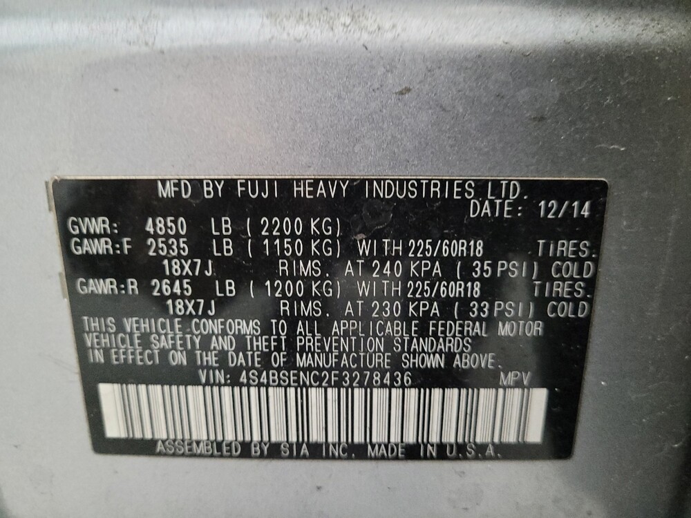 2015 Subaru Outback in Sacramento, CA 95821 - 18095396 33