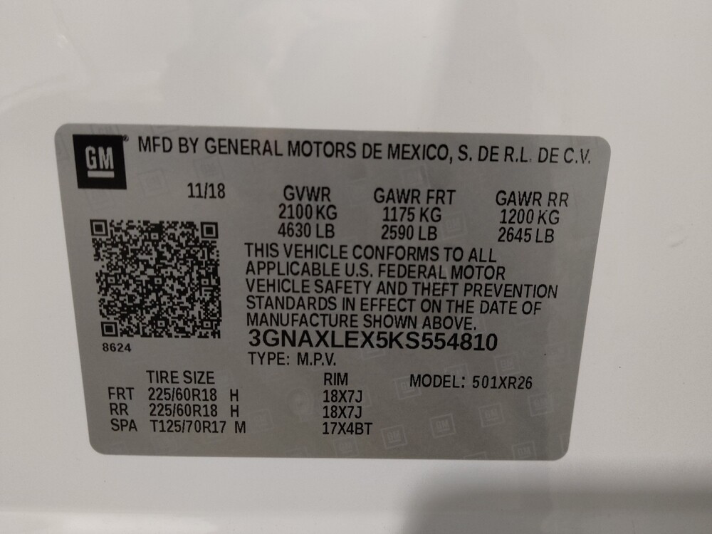 2019 Chevrolet Equinox in Pensacola, FL 32505 - 18095397 33