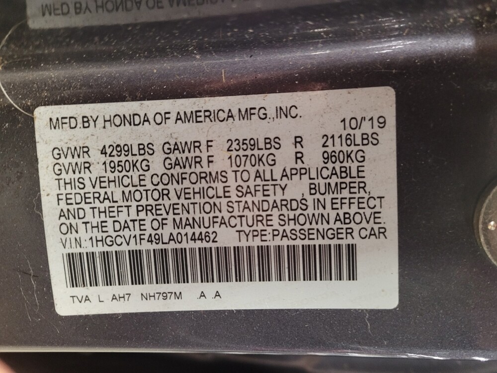 2020 Honda Accord in Torrance, CA 90504 - 18095408 33