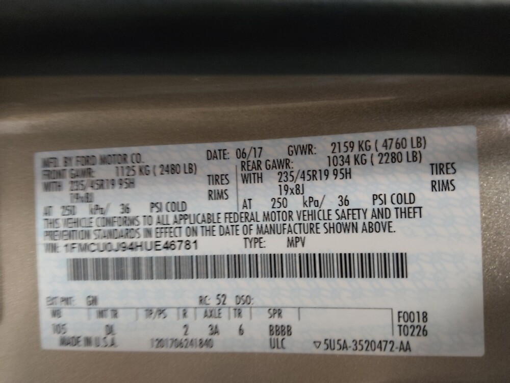 2017 Ford Escape in El Paso, TX 79907 - 18095415 33