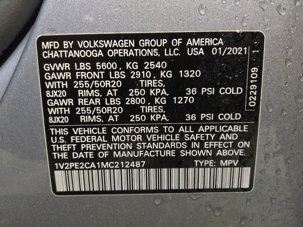 2021 Volkswagen Atlas in Bradenton, FL 34207 - 18095417 33