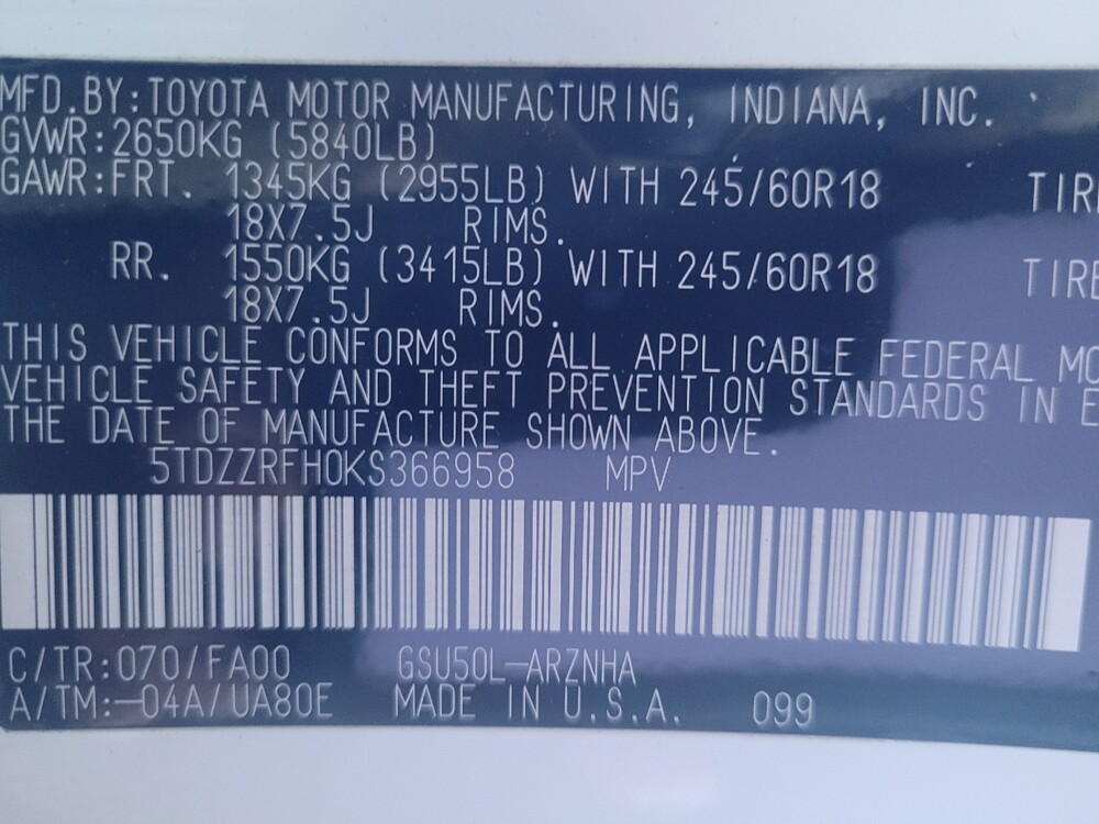 2019 Toyota Highlander in Duluth, GA 30096 - 18095430 33