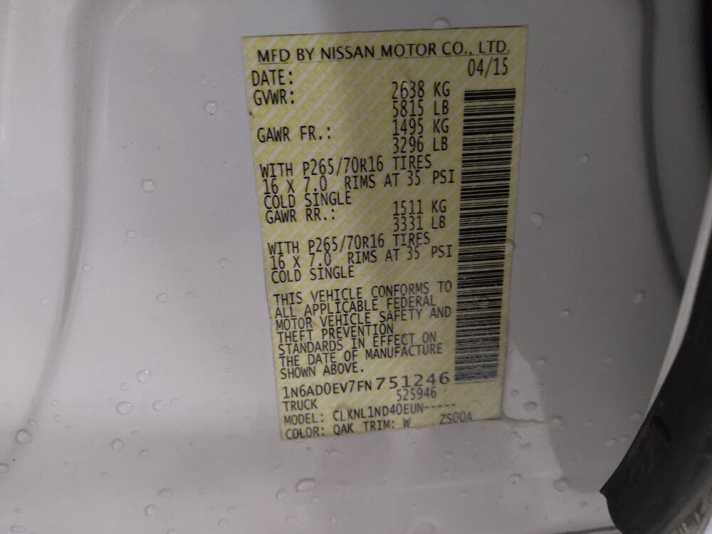 2015 Nissan Frontier in Chattanooga, TN 37421 - 18095431 33