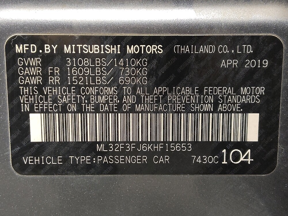 2019 Mitsubishi Mirage G4 in Corpus Christi, TX 78412 - 18095444 33