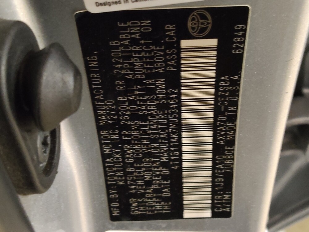 2021 Toyota Camry in Oklahoma City, OK 73139 - 18095448 33