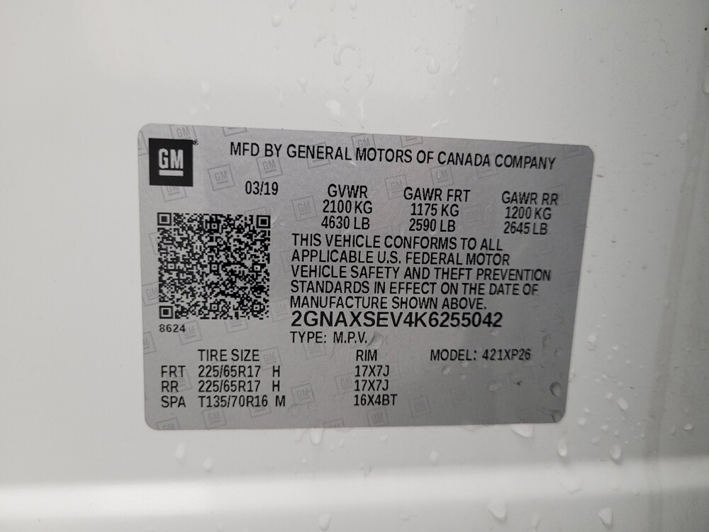 2019 Chevrolet Equinox in Las Vegas, NV 89104 - 18095479 33