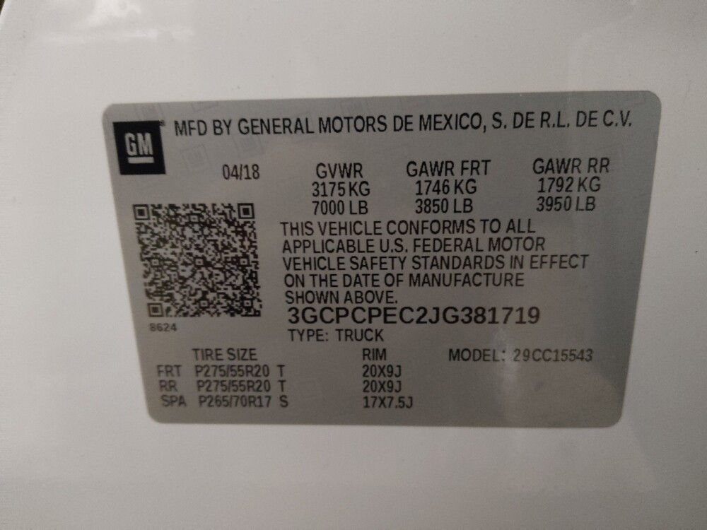 2018 Chevrolet Silverado 1500 in West Palm Beach, FL 33409 - 18095485 33