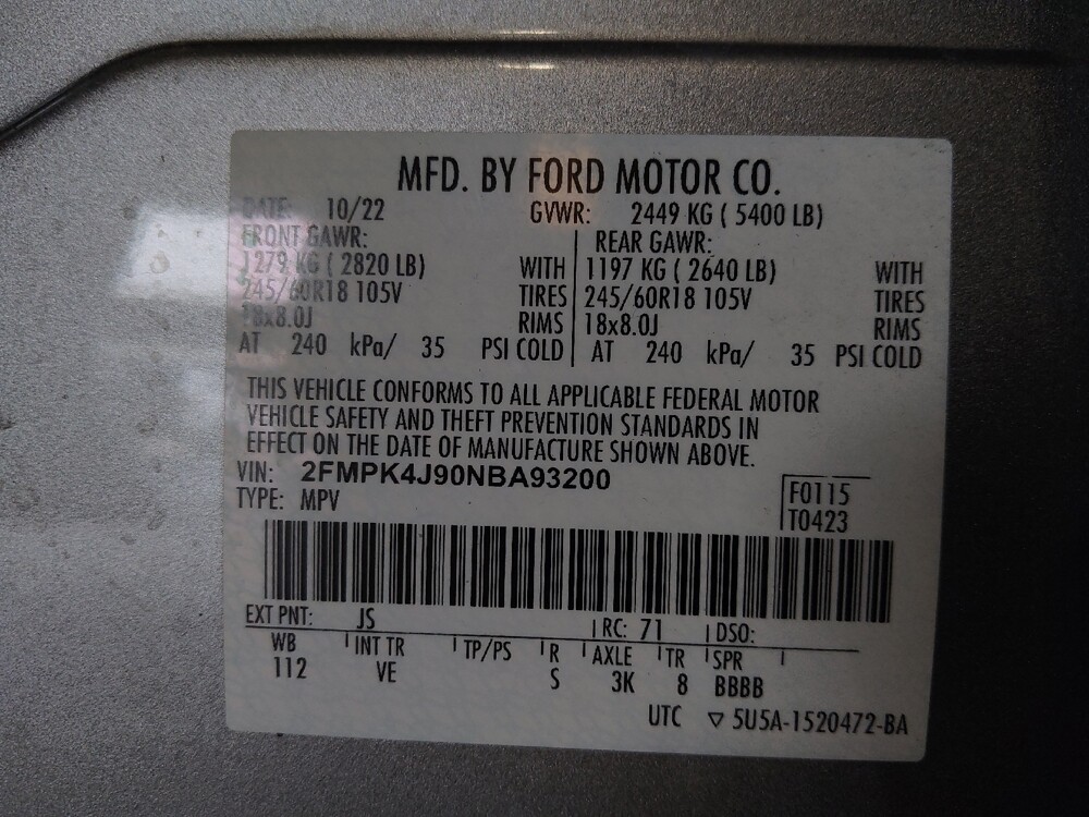 2022 Ford Edge in Pensacola, FL 32505 - 18095491 33