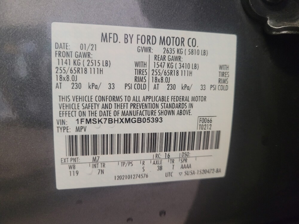 2021 Ford Explorer in Conway, SC 29526 - 18095501 33