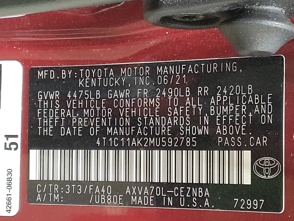 2021 Toyota Camry in Raleigh, NC 27604 - 18095518 33