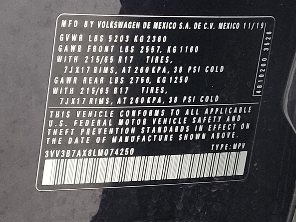 2020 Volkswagen Tiguan in Memphis, TN 38128 - 18095531 33