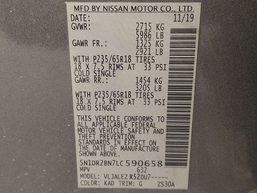 2020 Nissan Pathfinder in Baton Rouge, LA 70816 - 18095546 33