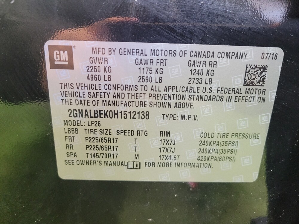 2017 Chevrolet Equinox in Miamisburg, OH 45342 - 18095559 33