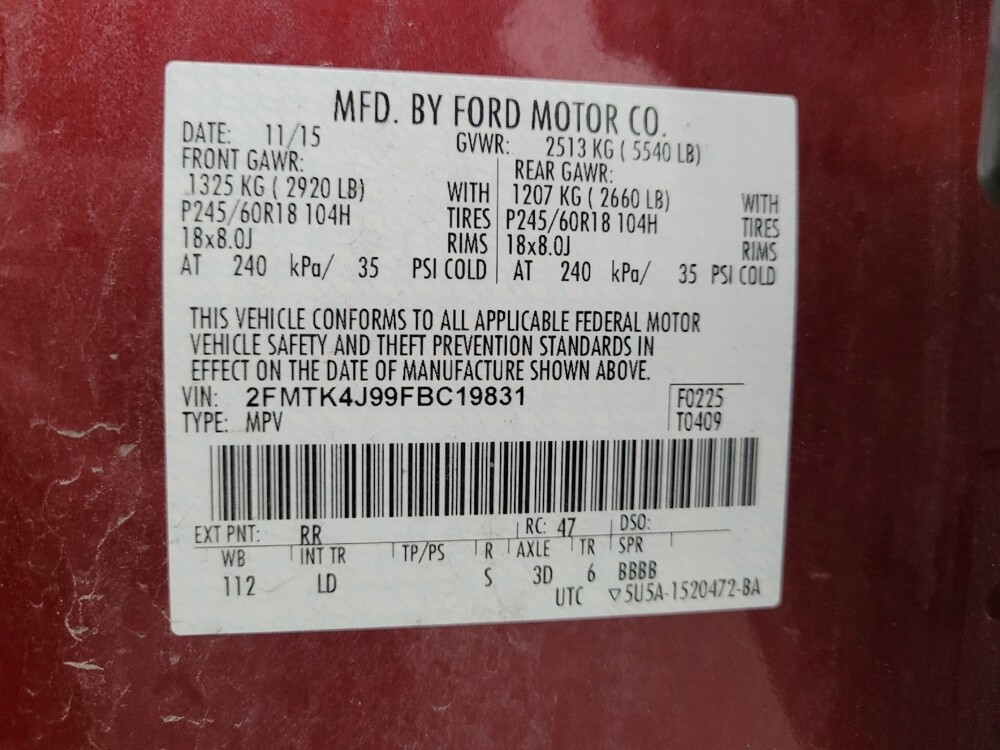 2015 Ford Edge in Madison, TN 37115 - 18095594 33