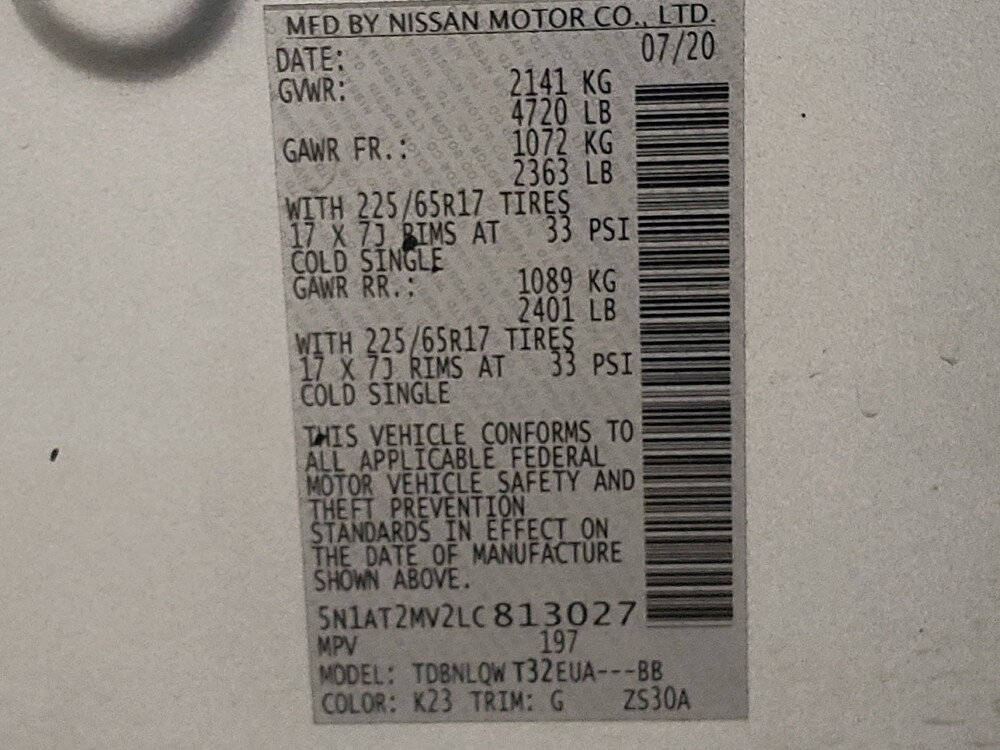 2020 Nissan Rogue in Temple, TX 76502 - 18095615 33