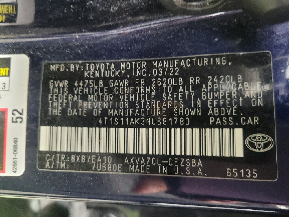 2022 Toyota Camry in Duluth, GA 30096 - 18095623 33