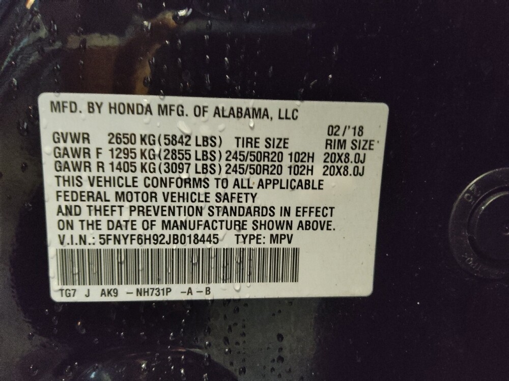 2018 Honda Pilot in Wilmington, NC 28405 - 18095625 33
