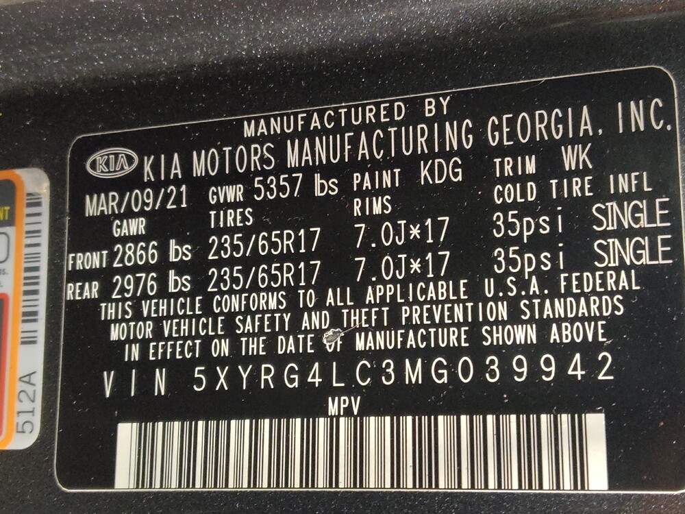 2021 Kia Sorento in Greenville, SC 29607 - 18095627 33