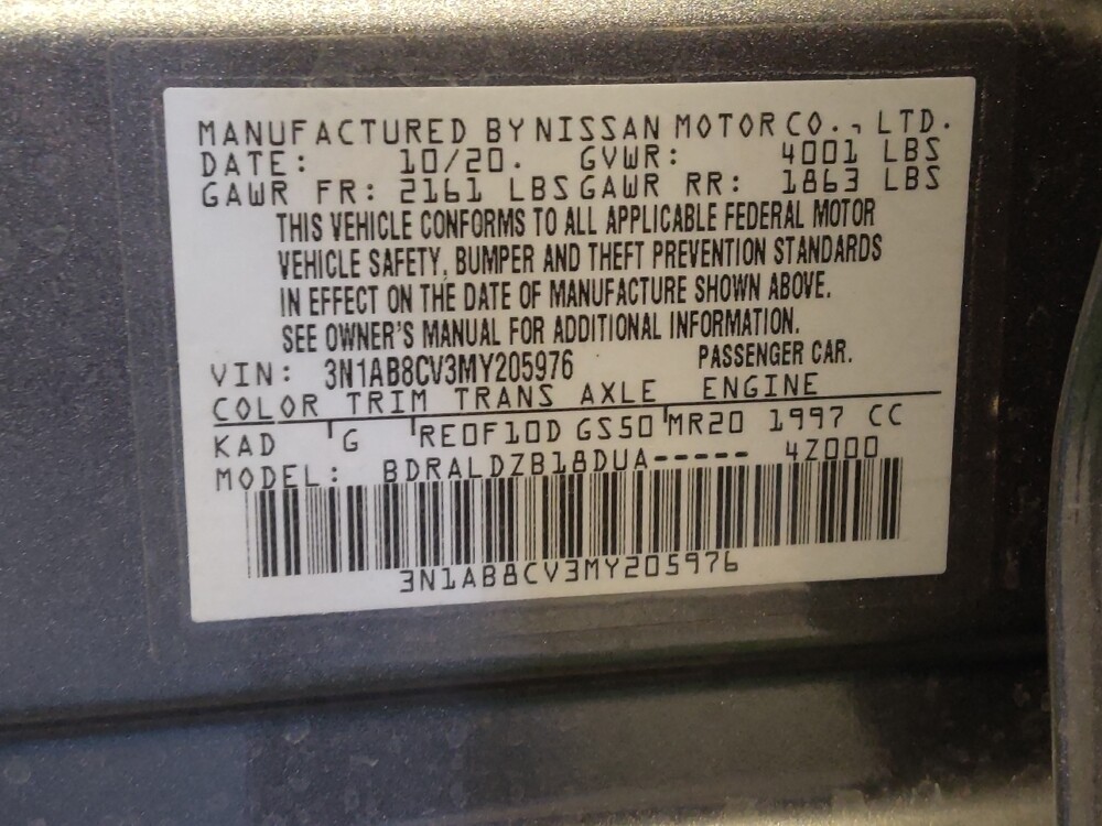 2021 Nissan Sentra in Glendale, AZ 85301 - 18095631 33