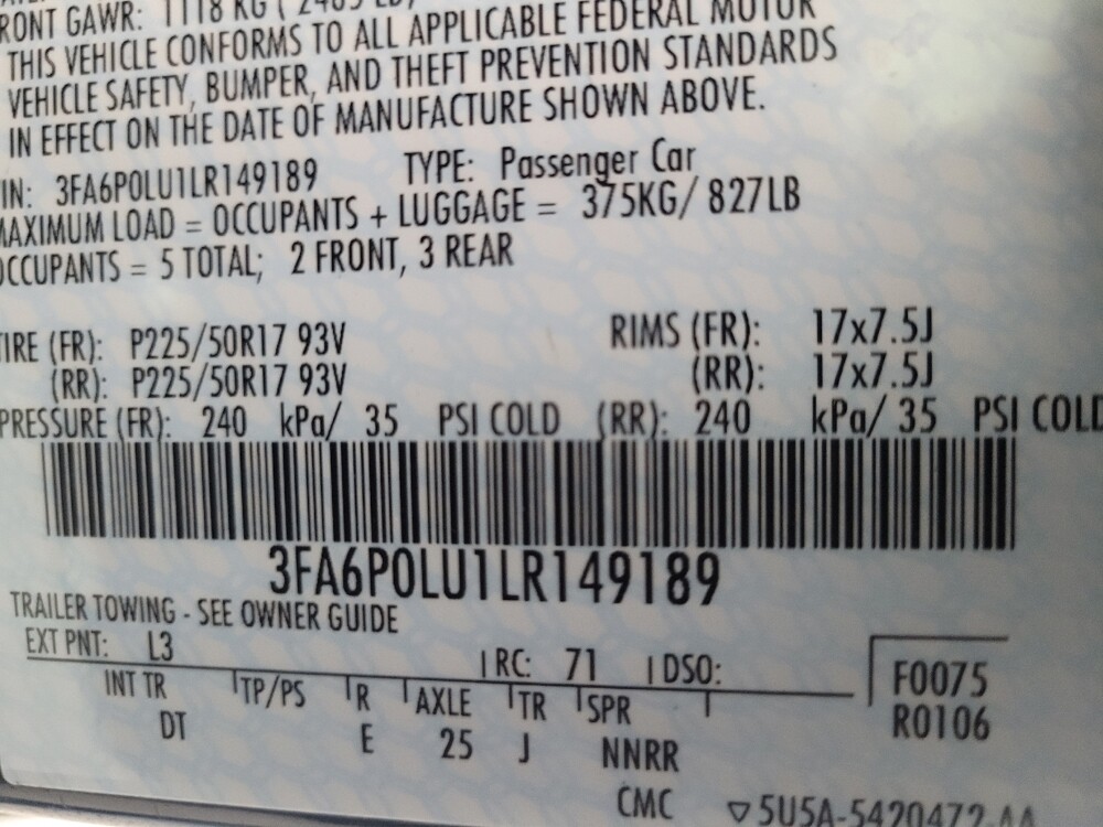 2020 Ford Fusion in Las Vegas, NV 89102 - 18095654 33