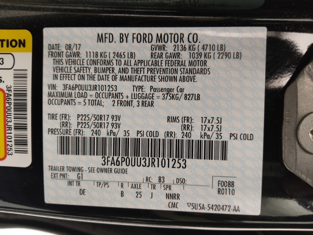 2018 Ford Fusion in Topeka, KS 66611 - 18095663 33