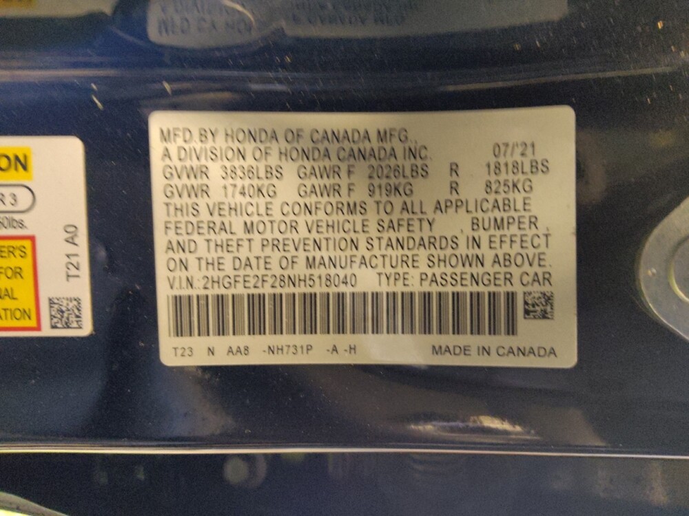 2022 Honda Civic in Phoenix, AZ 85022 - 18095683 33