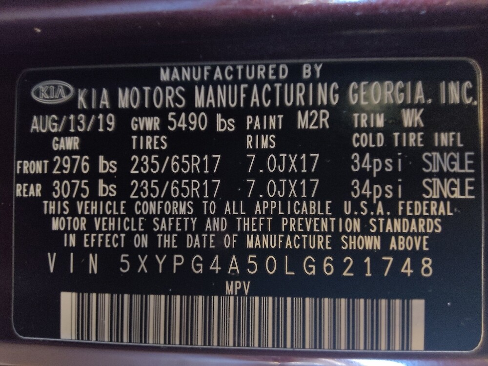 2020 Kia Sorento in Lauderdale Lakes, FL 33313 - 18095692 33