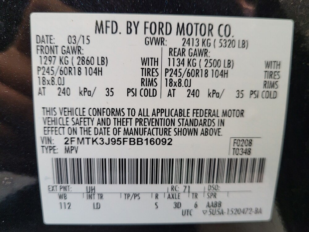 2015 Ford Edge in Riverside, CA 92504 - 18095700 33