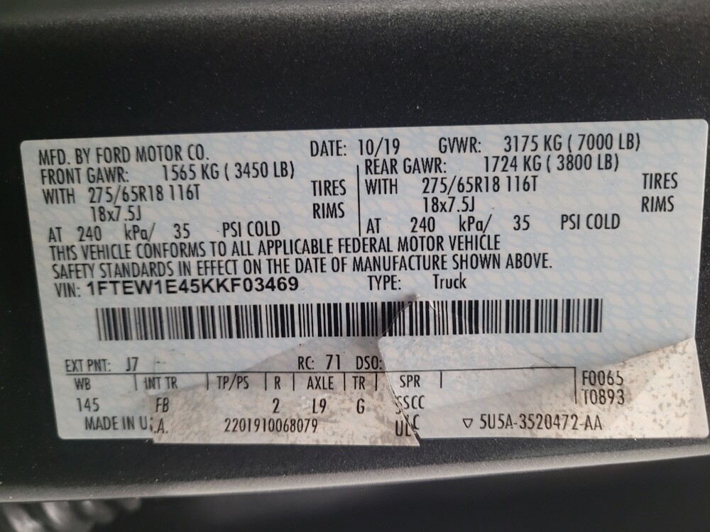 2019 Ford F150 in Riverside, CA 92504 - 18095701 33