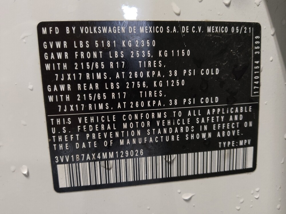 2021 Volkswagen Tiguan in Jacksonville, FL 32210 - 18095710 33