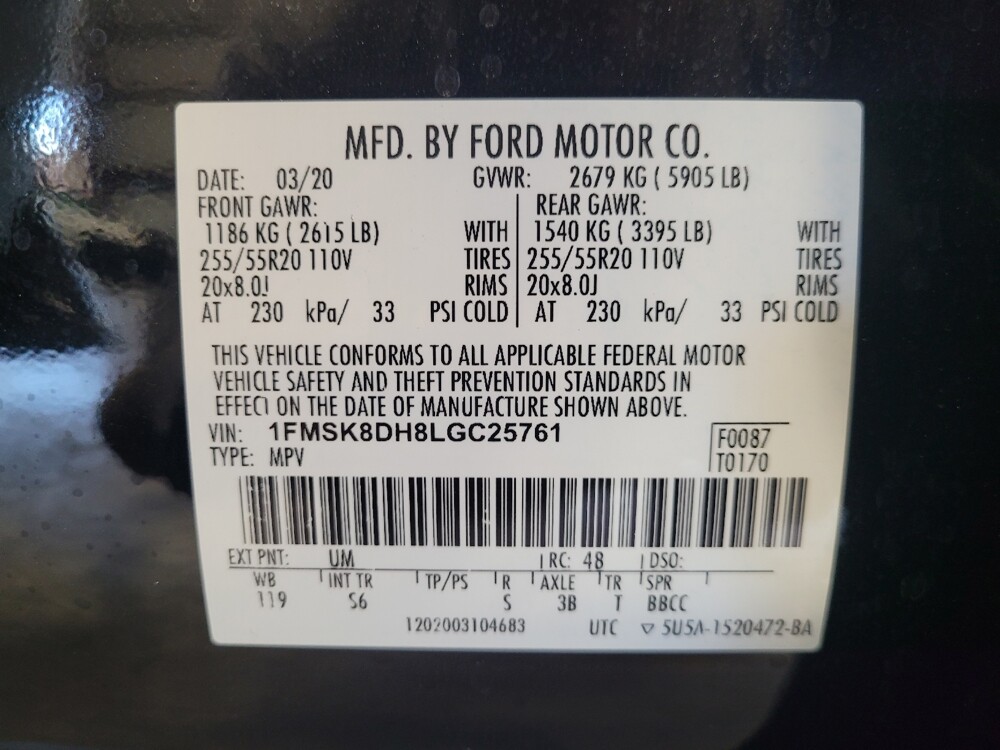 2020 Ford Explorer in Hialeah, FL 33014 - 18095718 33