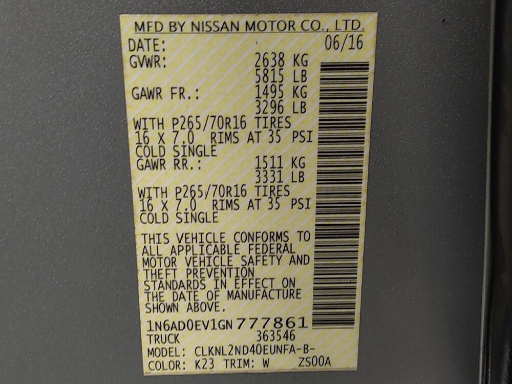 2016 Nissan Frontier in Baton Rouge, LA 70816 - 18095733 33