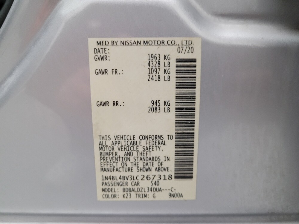 2020 Nissan Altima in Torrance, CA 90504 - 18095750 33