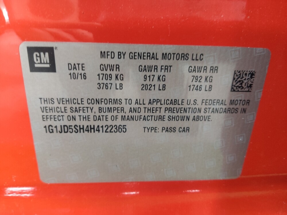 2017 Chevrolet Sonic in Duluth, GA 30096 - 18095762 33