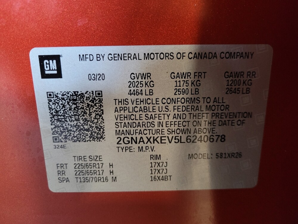 2020 Chevrolet Equinox in Hialeah, FL 33014 - 18095772 33