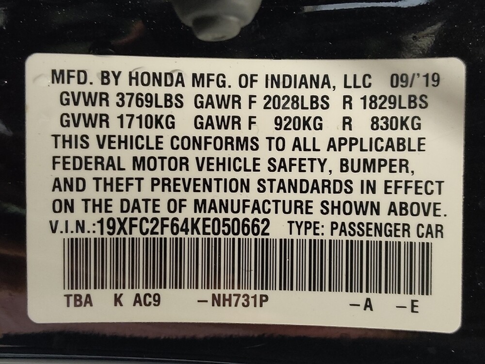 2019 Honda Civic in Baton Rouge, LA 70816 - 18095784 33