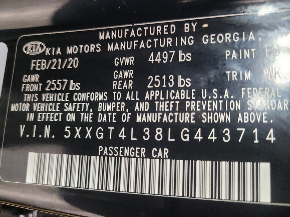 2020 Kia Optima in Stone Mountain, GA 30083 - 18095804 33