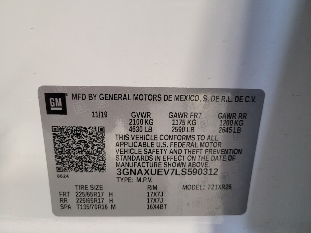 2020 Chevrolet Equinox in Sacramento, CA 95821 - 18095805 33