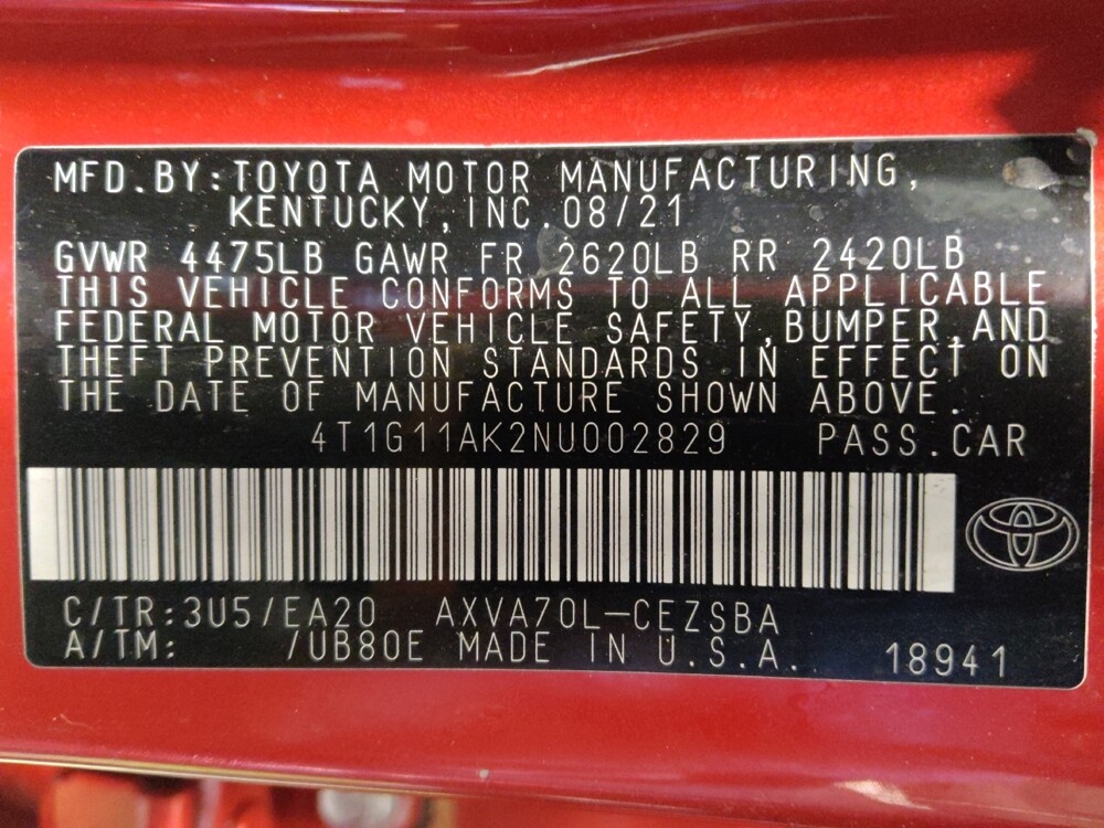 2022 Toyota Camry in Corpus Christi, TX 78412 - 18095815 33