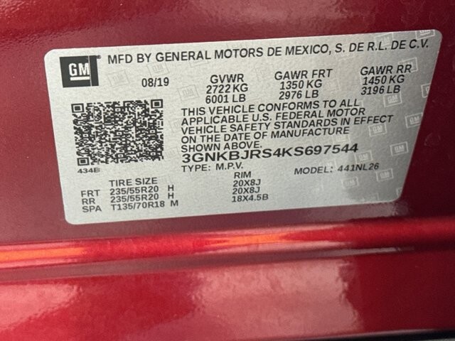 2019 Chevrolet Blazer in Burlington, WI 53105 - 18095881 47