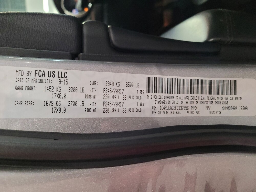 2015 Jeep Grand Cherokee in Downey, CA 90241 - 18095886 33