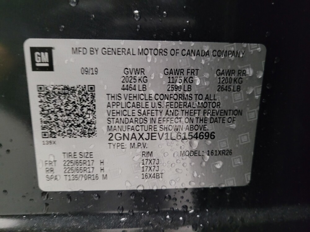 2020 Chevrolet Equinox in Downey, CA 90241 - 18095889 33