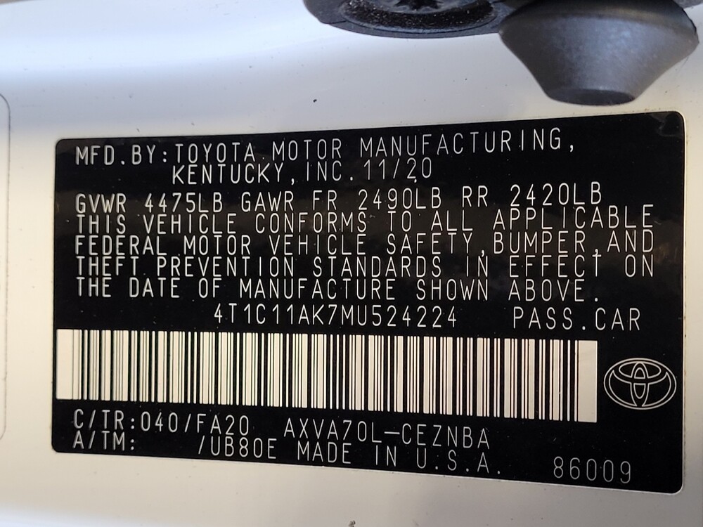 2021 Toyota Camry in Orlando, FL 32808 - 18095896 33