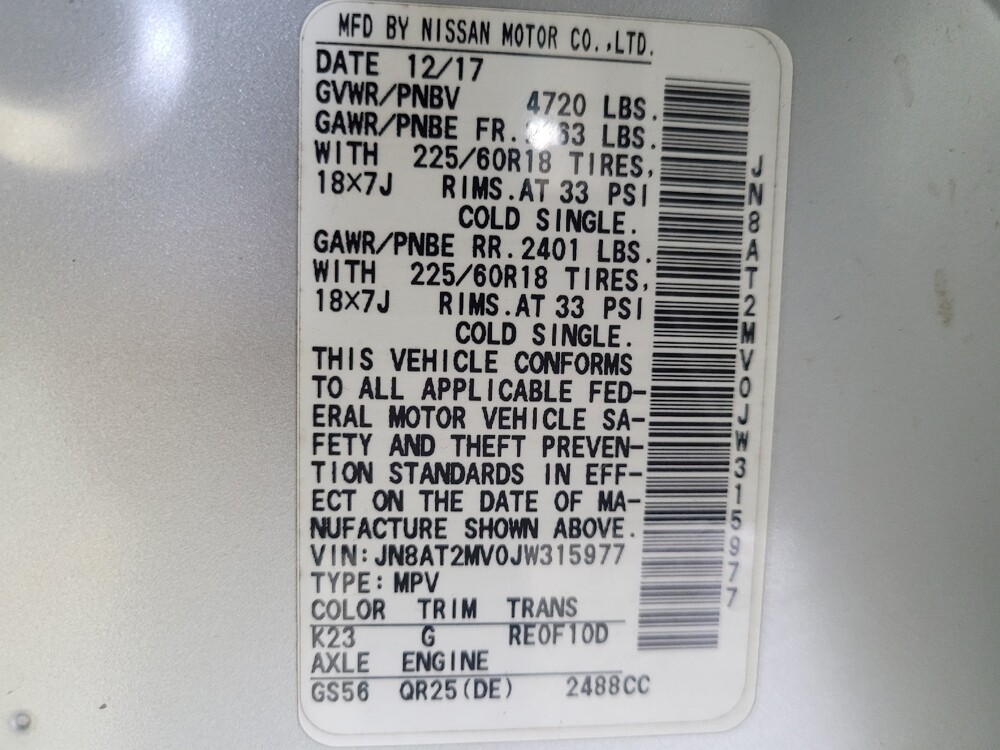 2018 Nissan Rogue in Knoxville, TN 37923 - 18095900 33