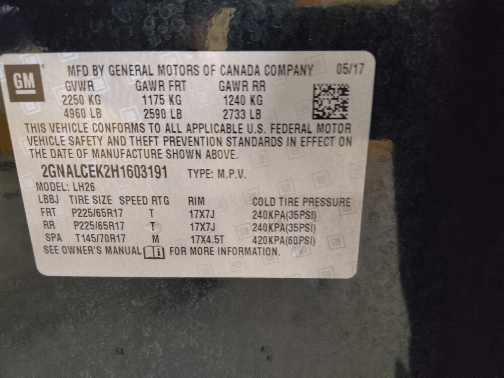 2017 Chevrolet Equinox in Athens, GA 30606 - 18095910 33